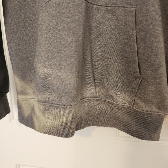 North Face Red Pullover Hoodie Size L - Picture 7 of 9